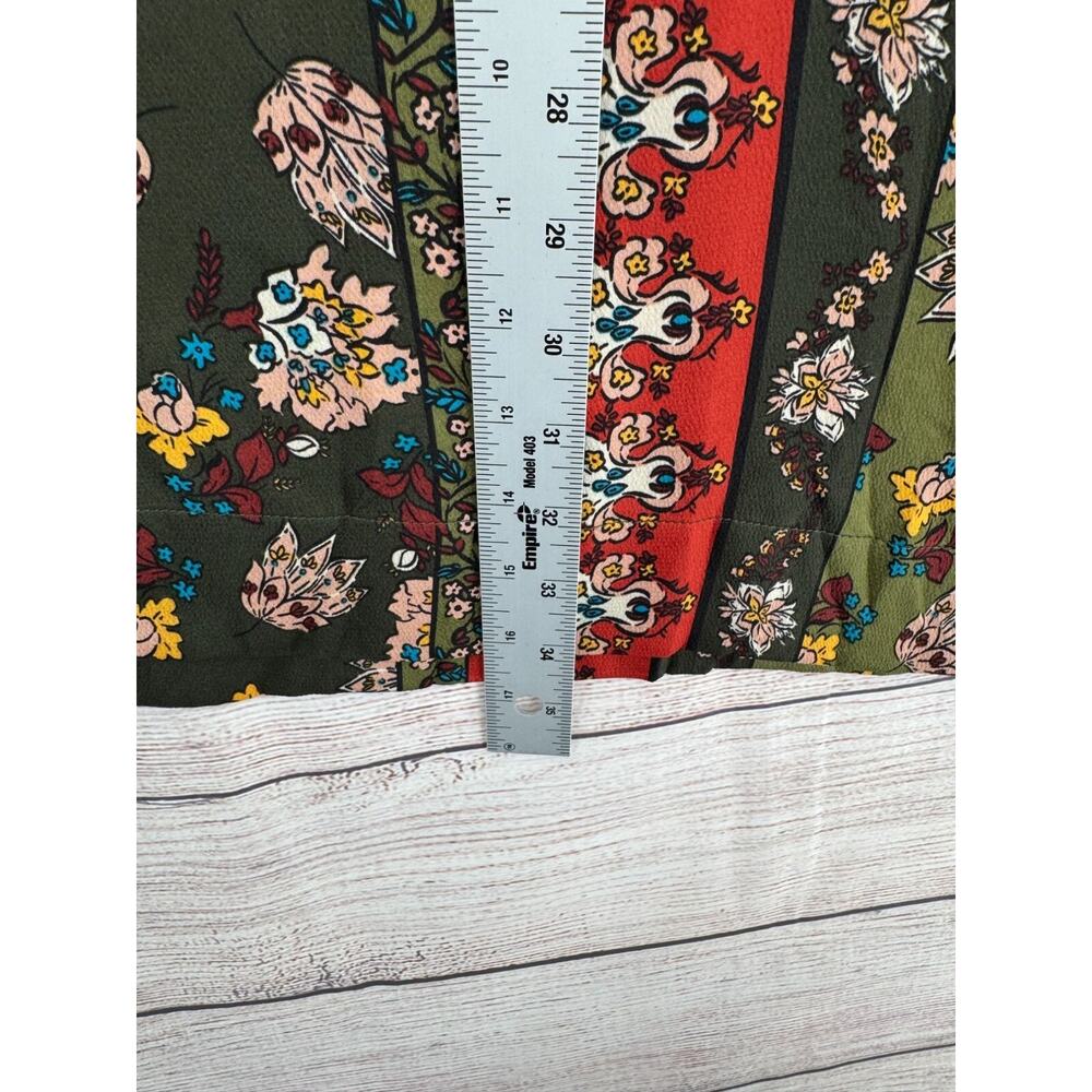 Tiny Anthropologie BOHO Mixed Print Mini Dress Wo… - image 12